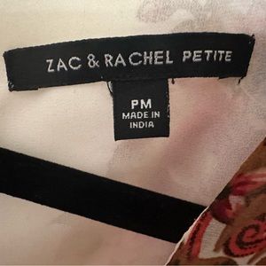Zac & Rachel Petite women’s floral blouse
